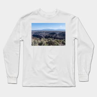 Rio Grande Gorge Bridge Near Taos New Mexico Long Sleeve T-Shirt
